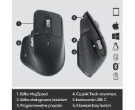 Logitech MX Master 3 Grafit - 514938 - zdjęcie 12